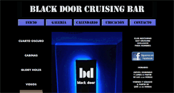Desktop Screenshot of blackdoorbar.com